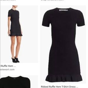 Alexander Wang ruffle hem t-shirt mini dress